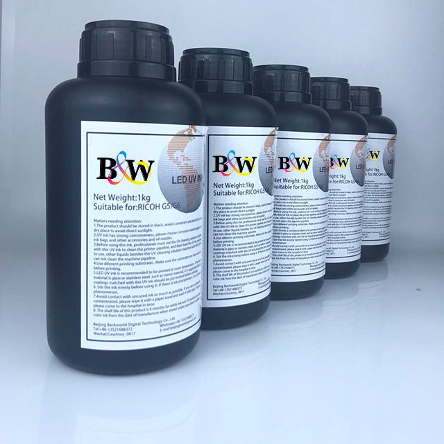 8 Color UV Ink Set for Digital Printing - BW UV INK