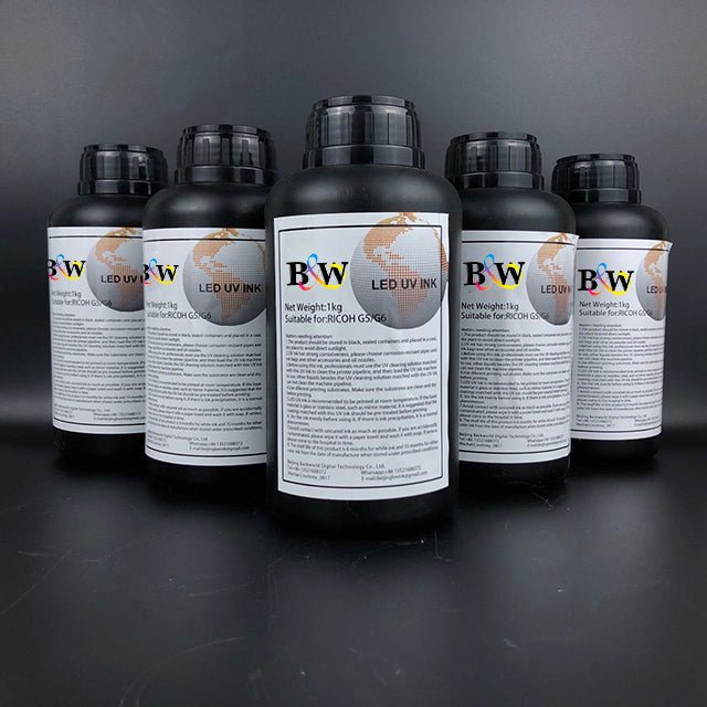 8 Color UV Ink Set for Digital Printing - BW UV INK