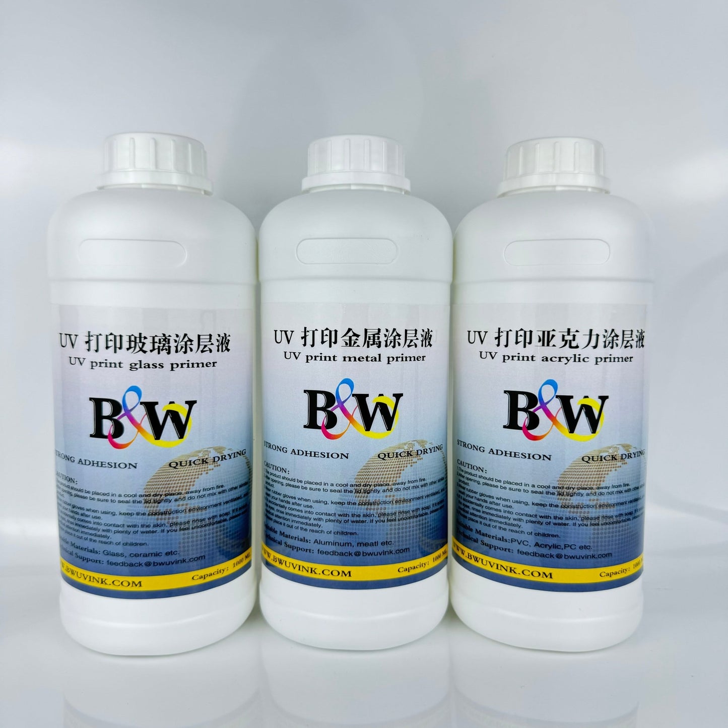 Fast - drying UV Printer Primer for Metal and Plastic Surfaces - BW UV INK