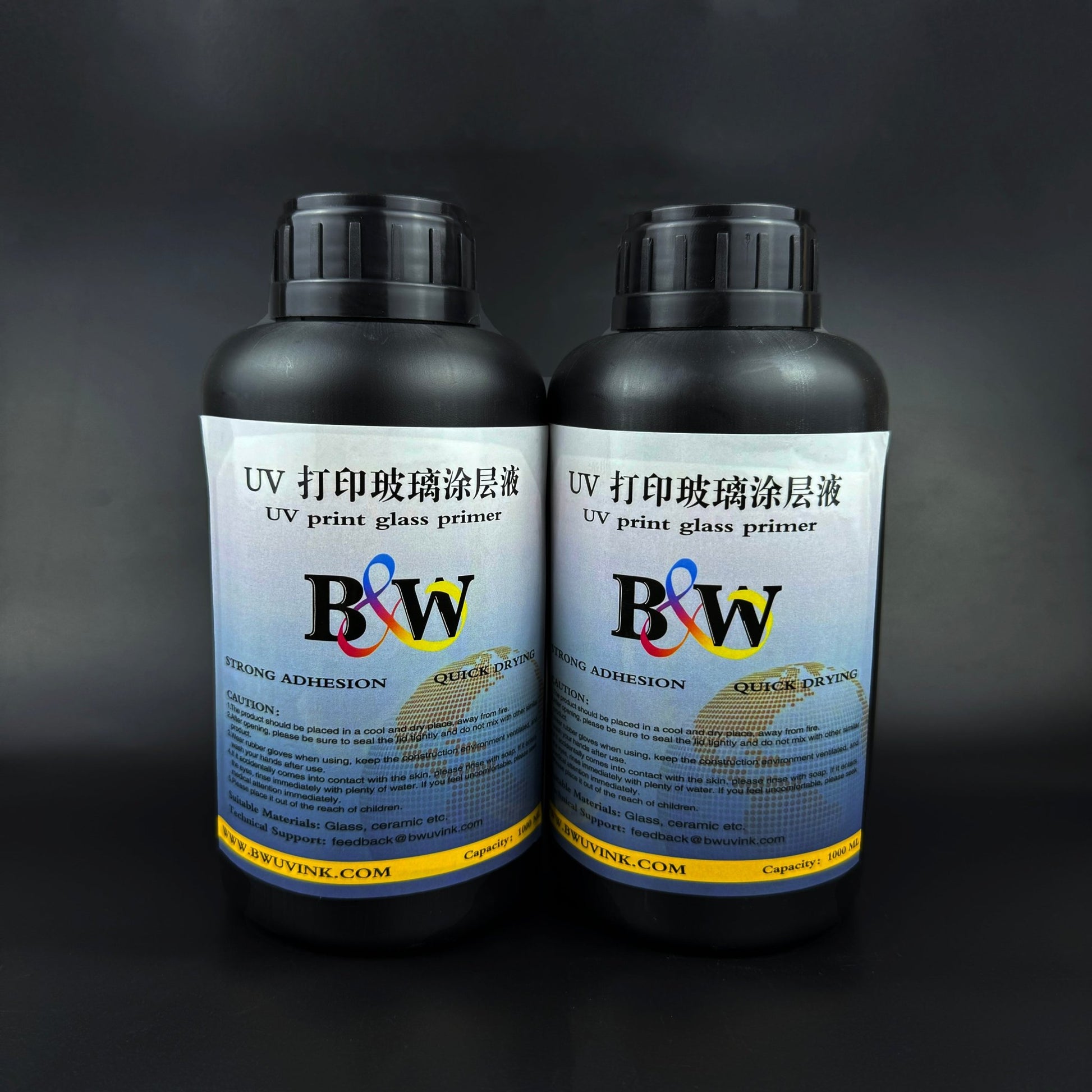 High Adhesion UV Coating for Glass and Ceramic Surfaces - BW UV INK