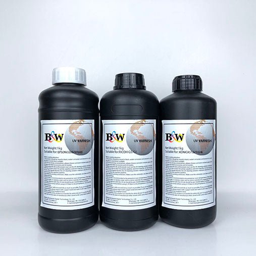 High - gloss UV varnish for enhancing printed surfaces - BW UV INK