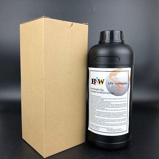 High - gloss UV varnish for enhancing printed surfaces - BW UV INK