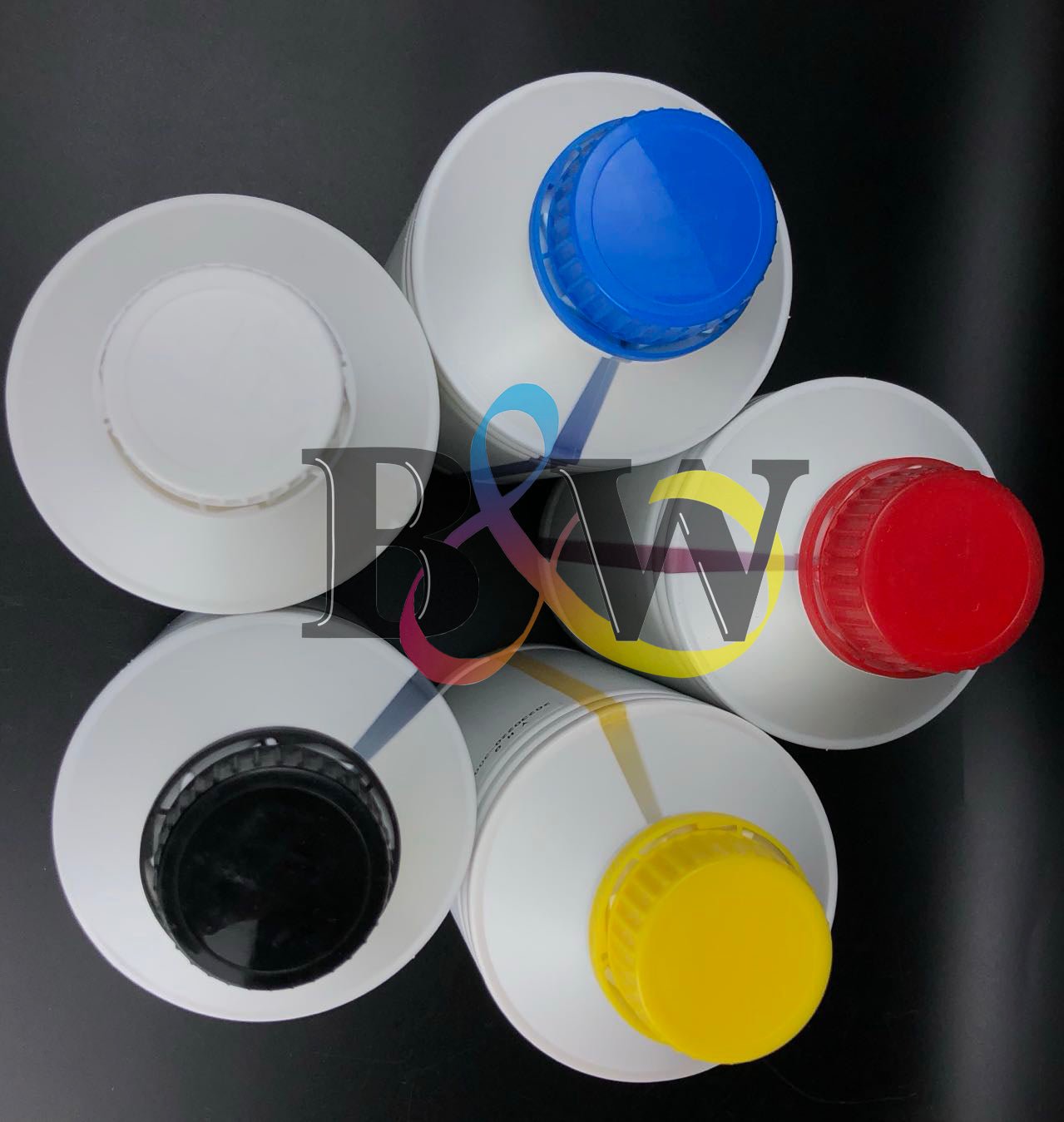 Premium DTF Ink CMYK+W for Vibrant Textile Printing - BW UV INK