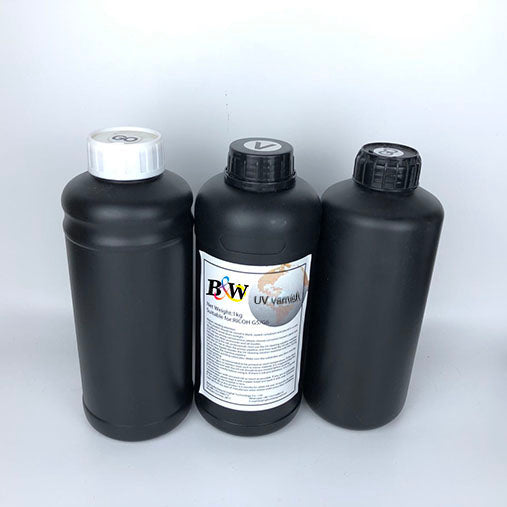 UV varnish ink for outdoor print protection